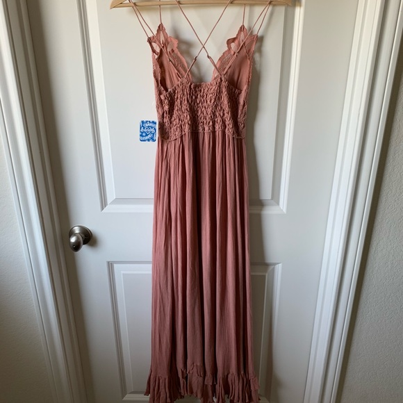 RESTOCK! Free People Adella Maxi Dress Rose pink - Picture 8 of 9